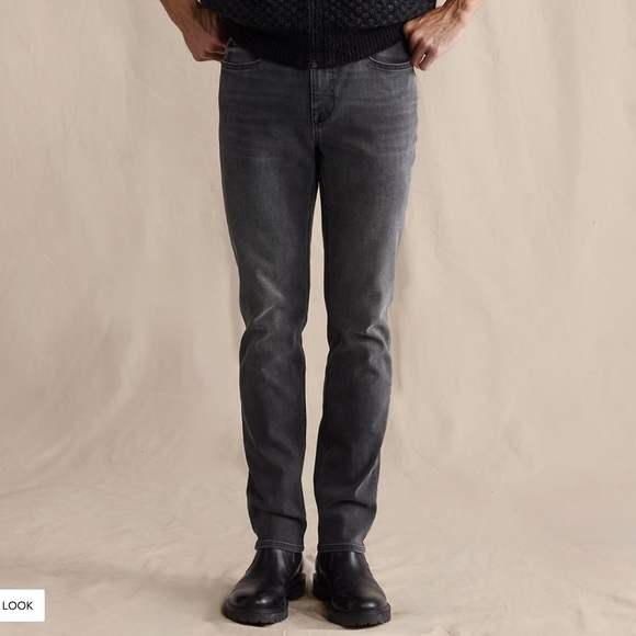 Banana Republic Other - Banana Republic Men's Dark Gray Slim Luxe Traveler Jeans